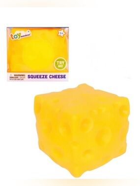 NEW Toymendous Fun Size Squeeze Cheese 🧀 Squishy